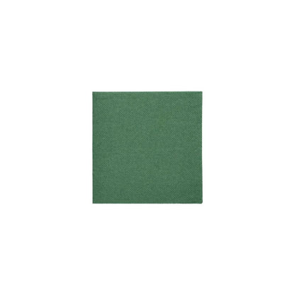 Kus ubrousků PAPSTAR z „DAILY Collection“ s designem zelené na bílém pozadí slouží jako udržitelná stolní dekorace a dodává každému prostředí ekologický nádech.