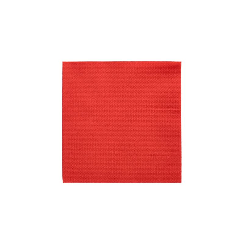 Jediný ubrousek PAPSTAR 100 ubrousků, jednovrstvé 1/4 skládání 33x33 cm od PAPSTAR GmbH je nepoužitý a čistě uspořádaný na bílém pozadí a nabízí ekologickou volbu pro váš prostřený stůl.