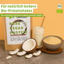 Organický veganský proteinový prášek kokos bez sóju