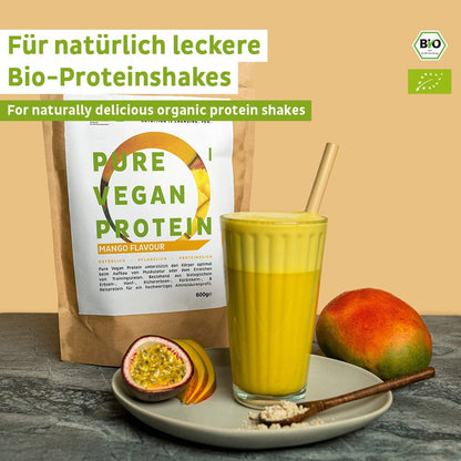 Bio veganský proteinový prášek mango bez sóji