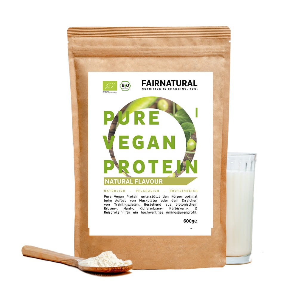 Bio veganský proteinový prášek neutrální bez sóji