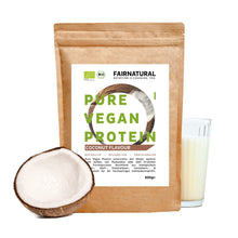 Organický veganský proteinový prášek kokos bez sóju