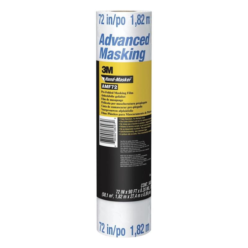 Výprodej: Krycí fólie 3M™ Hand-Masker™, AMF72-8G; 1,82 m x 27,4 m, 1 role/balení | Balení (1 role)