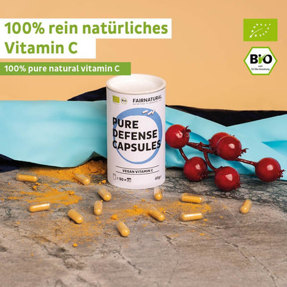 Organické kapsle s vitamínem C