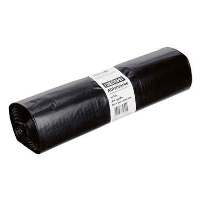 Deiss sáčky na odpad z recyklovaného LDPE, 240 litrů, 1000x1250x0,06 mm, černé | Role (10 kusů)
