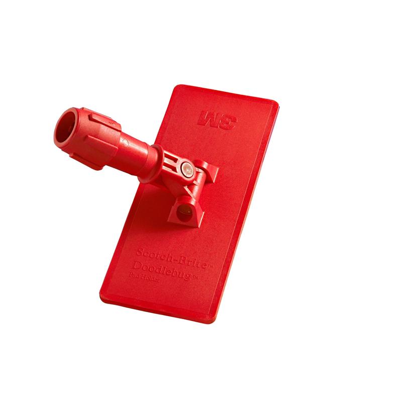 3M™ Doodlebug™ podložky s držákem, hnědé, 10/pouzdro | Balení (1 kus)