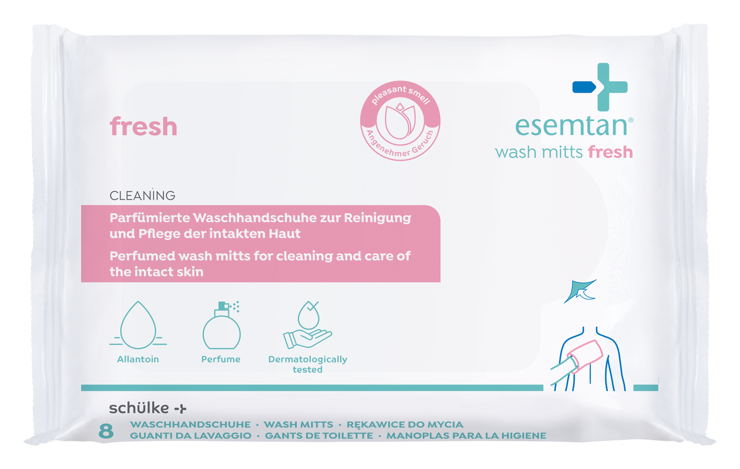 esemtan mycí rukavice fresh 8 ST SP | Balení (8 kusů)