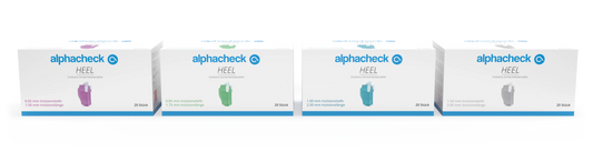 Alphacheck bezpečnostní lanceta proti incizi paty