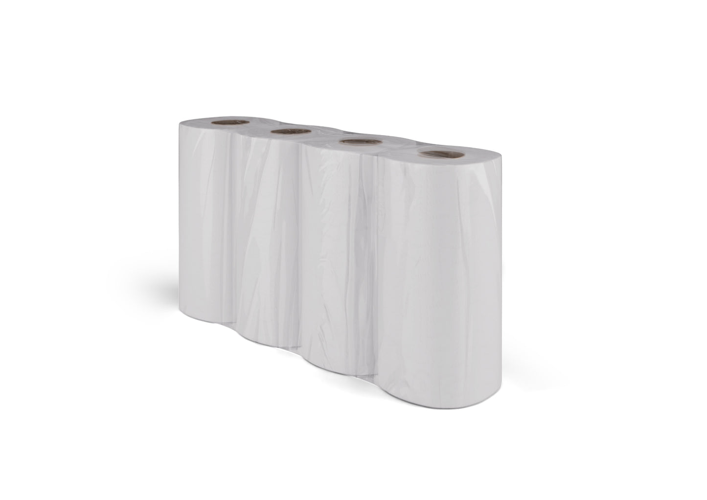 utěrka - neutrální, 3-vrstvá, bílá, 64 listů, 8x4 role | Karton (8 balení)