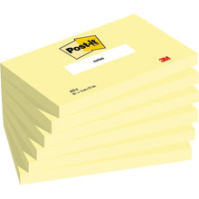 Poznámkové bloky Post-it®, Canary Yellow, 76 mm x 127 mm, 100 listů/blok, 6 bloků/balení, 100% PEFC, SGSCH-PEFC-COC-110078 | Balení (6 kusů)