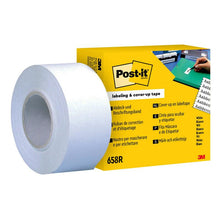 Post-it® maskovací a etiketovací páska 658R, 25,4 mm x 17,7 m, bílá, 1 role | Balení (1 role)