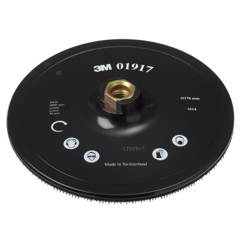 3M™ adhezivní podkladová deska DH-AC bez centrování, 115 mm, montáž M14 | Balení (1 kus)