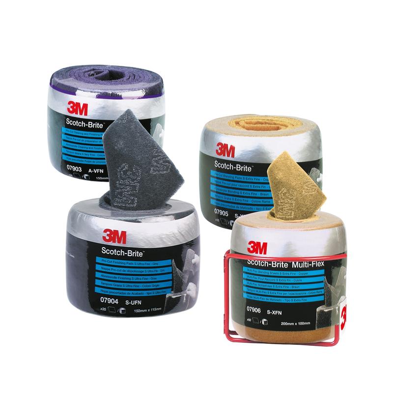 Scotch-Brite™ Clean and Finish předperforovaná role netkané textilie CF-SR, 150 mm x 115 mm, S UFN | Balení (1 role)