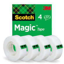 Scotch® Magic™ Invisible Tape 8-1933-4S, 19 mm x 33 m, 4 role/balení | Balení (4 role)