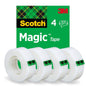Scotch® Magic™ Invisible Tape 8-1933-4S, 19 mm x 33 m, 4 role/balení | Balení (4 role)