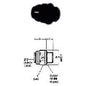 servomat Ersatzteil Einschraub-Verbinder 10 mm - 3/8 – Teilenr. JGPM011013E