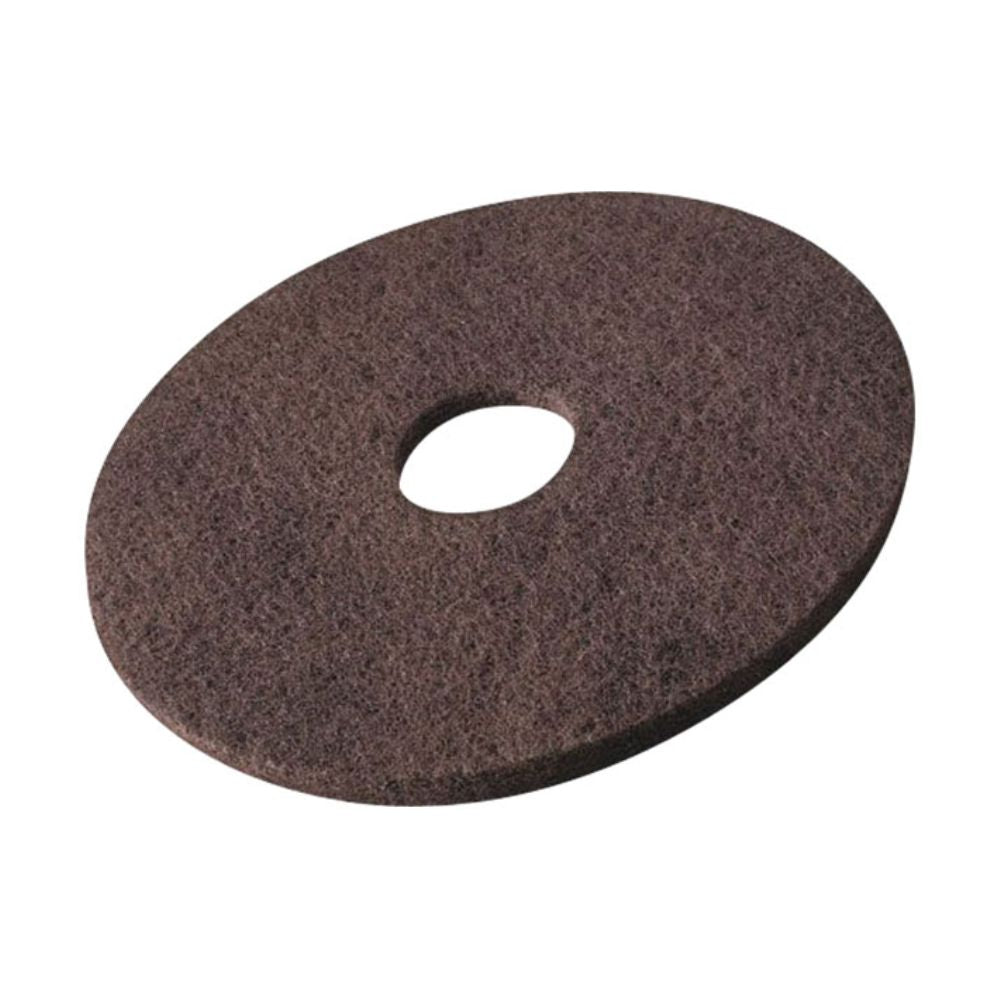 Vileda Professional DynaCross Superpads podlahové kotouče od společnosti Vileda GmbH jsou kulaté hnědé drátěnky s hrubou strukturou a centrálním otvorem, ideální pro péči o podlahy. Jsou navrženy pro podlahové čisticí stroje a nabízejí vynikající chemickou odolnost.