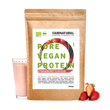 Bio veganský proteinový prášek jahodový bez sóji