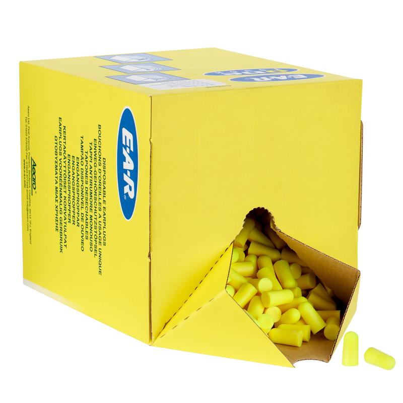 3M™ E-A-Rsoft™ Yellow Neons™ špunty do uší, náhradní sáček, PD-01-010 | Balení (500 párů)